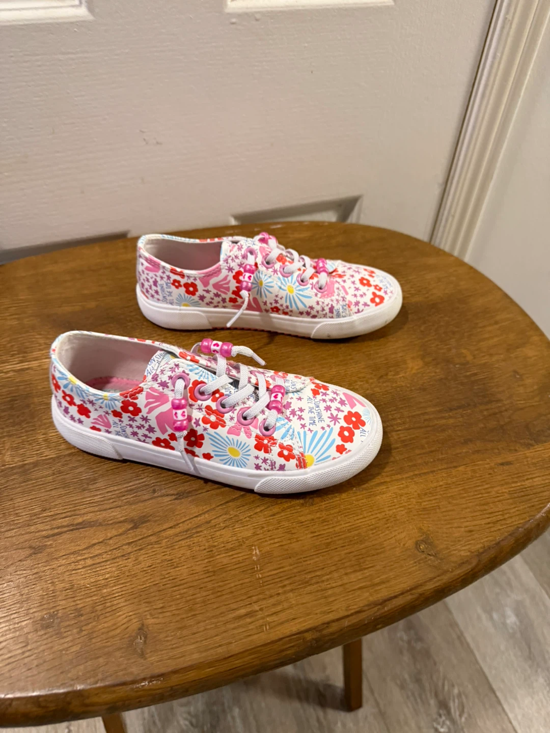 Cynthia Rowley Floral Sneakers - Toddler Size 12 - photo 2