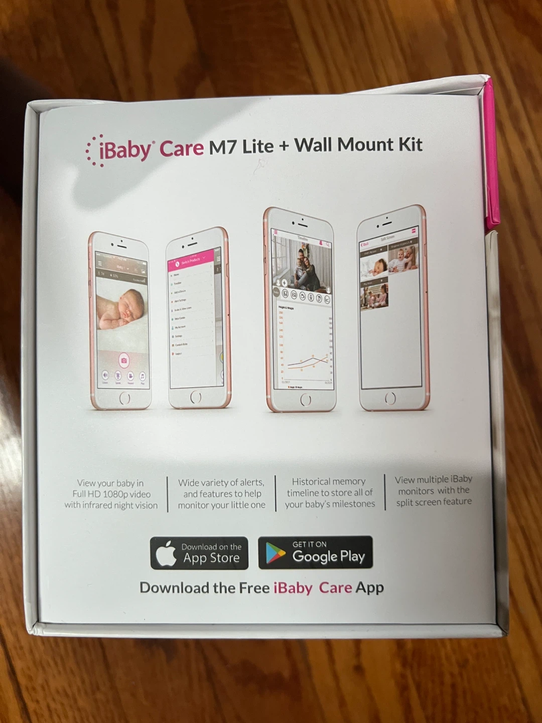 iBaby Care M7 Lite Baby Monitor + Wall Mount Kit - photo 4