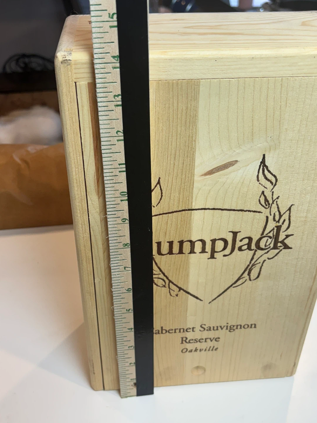 PlumpJack Winery Wooden Wine Box - photo 2