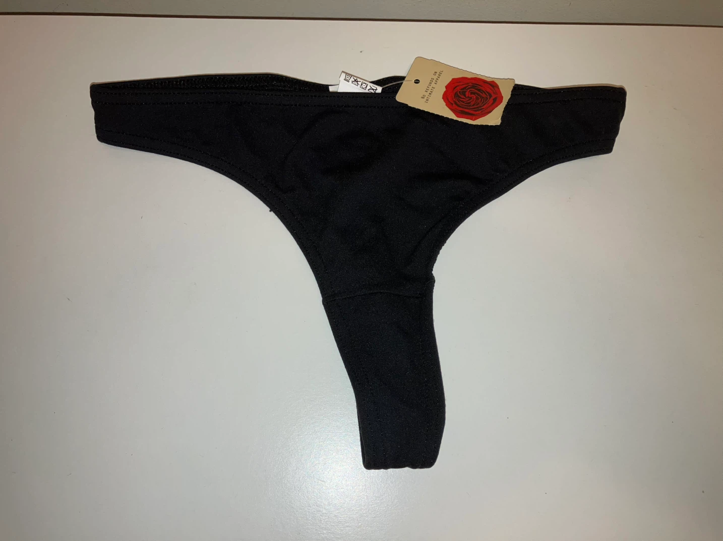 Soul Mates Collection Inc. Black Thong - Size S
