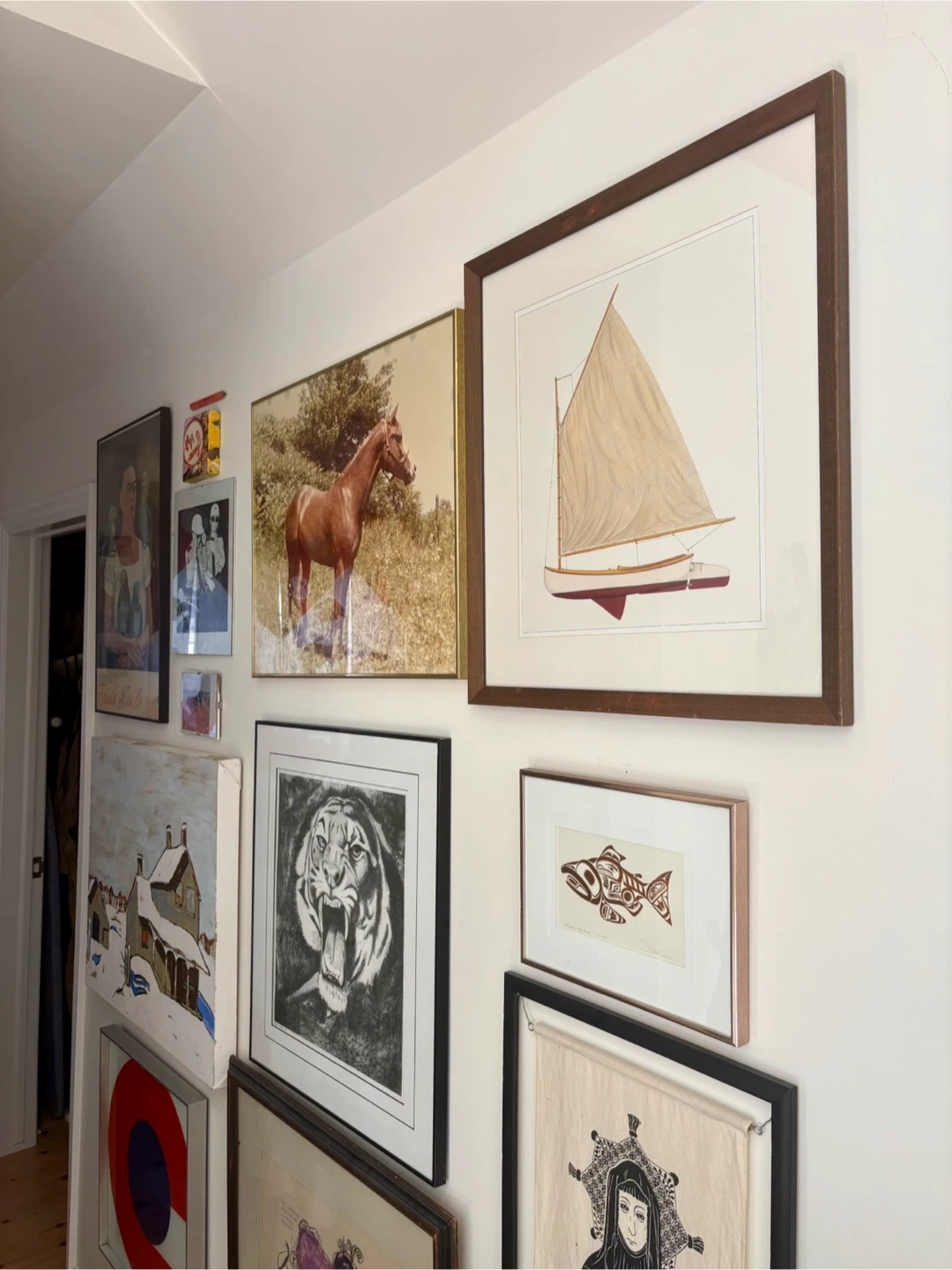 Robert Duff - beetle cat vintage Framed Sailboat Art Print