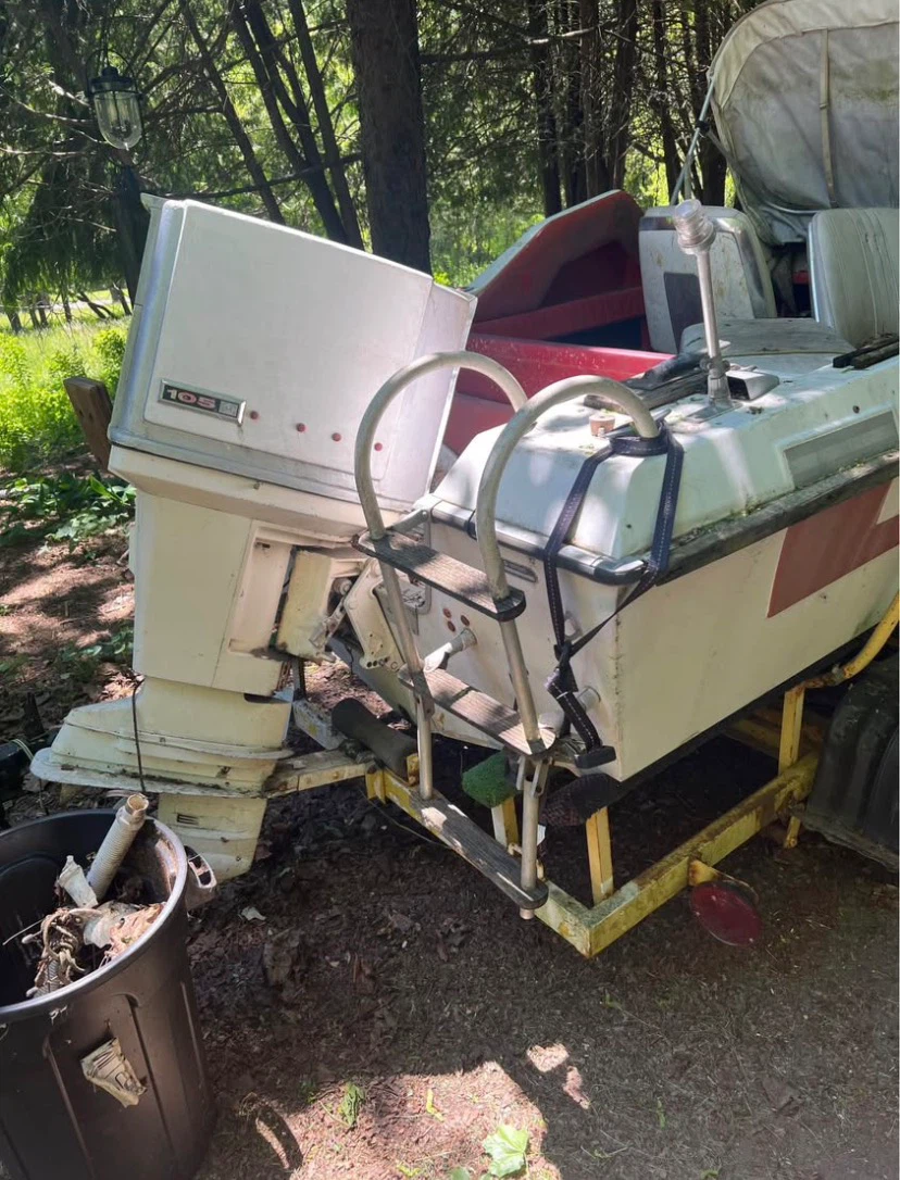 2 boats with trailers, engines, engine hoist/stand. - photo 5
