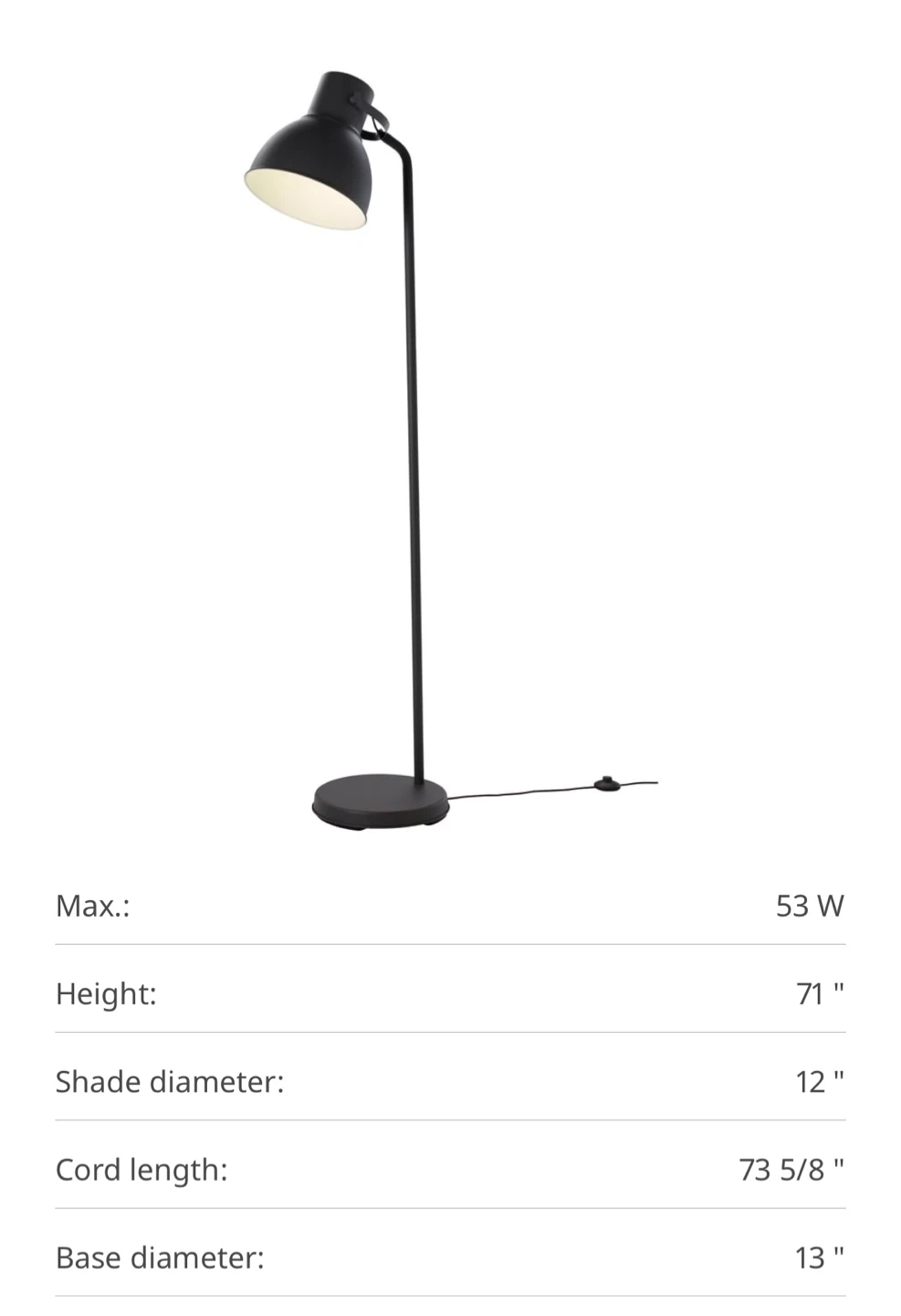 IKEA POÄNG Chair + Floor Lamp – Excellent Condition - photo 4