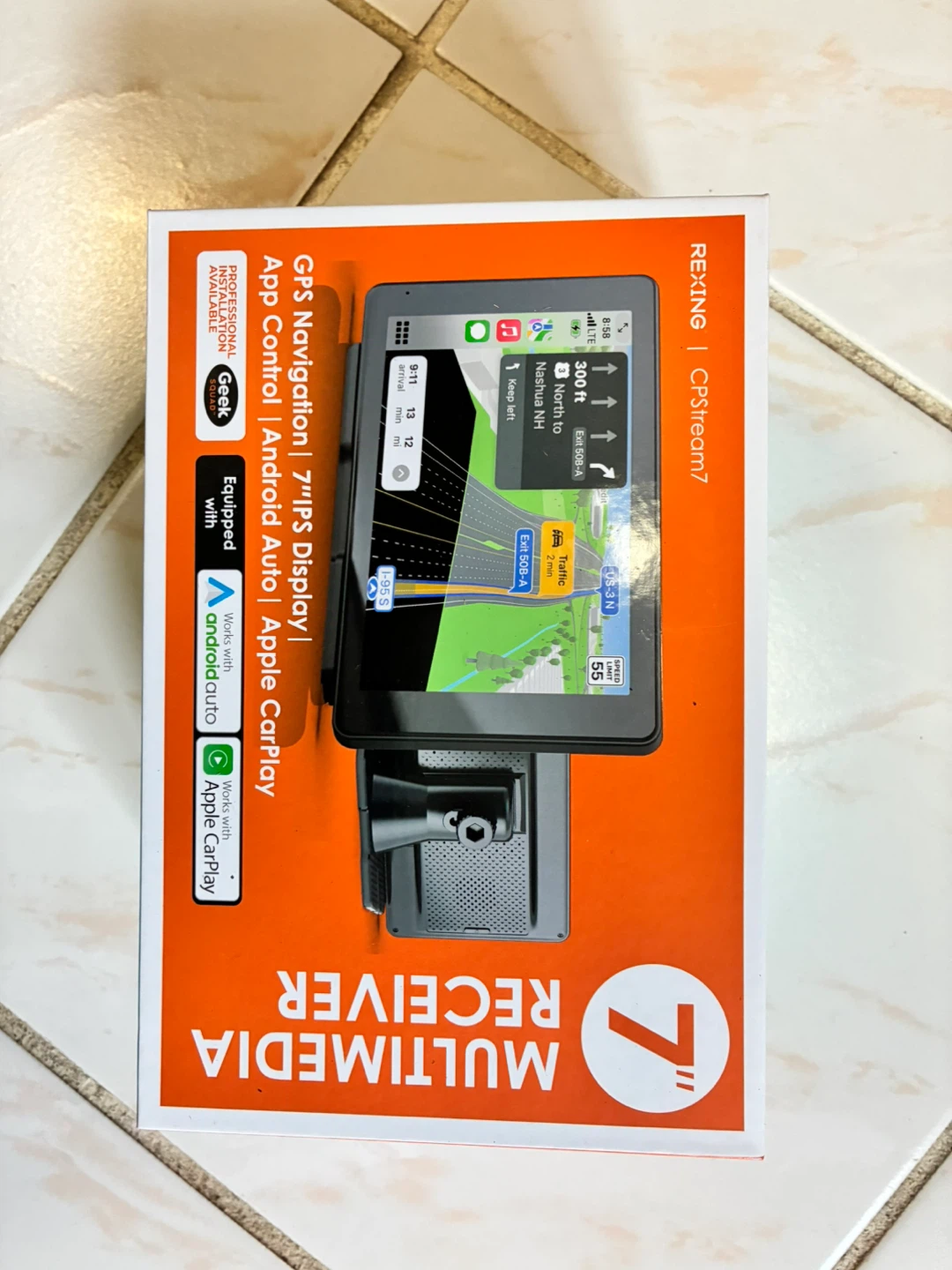 Racing touch screen dash cam