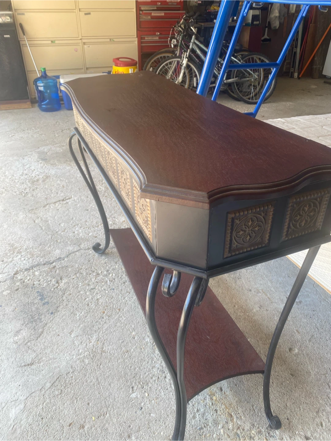 Console Table with Ornate Details