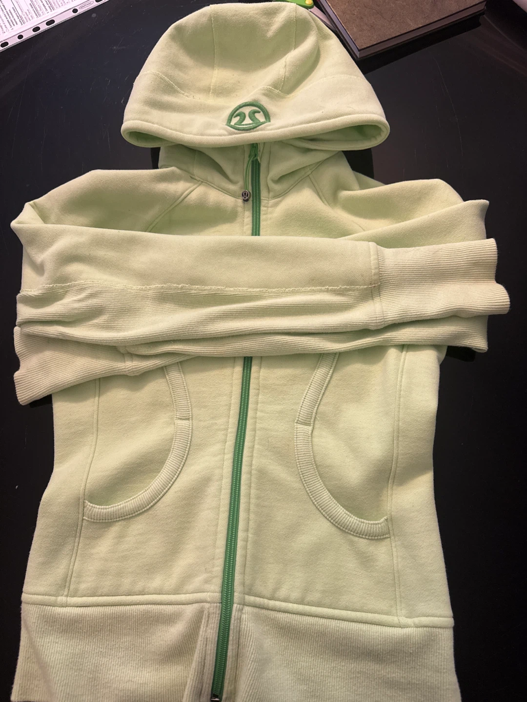 Lululemon Light Green Zip-Up Hoodie - photo 2