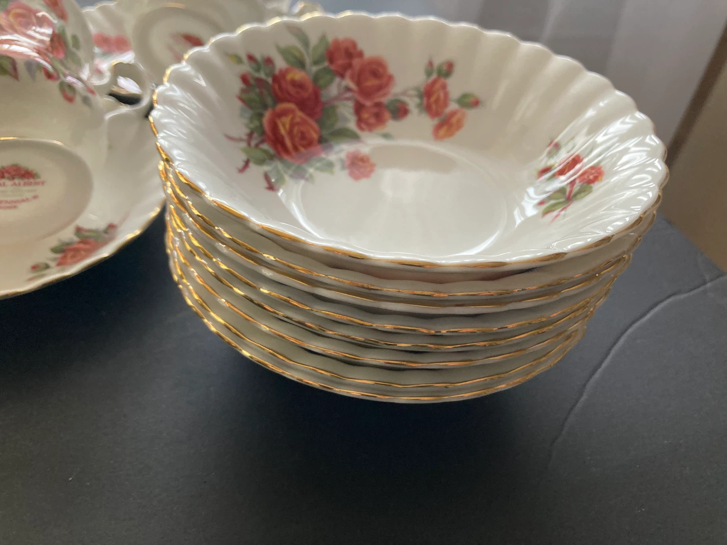 Royal Albert Centennial Rose Bone China Bowl Set - photo 2
