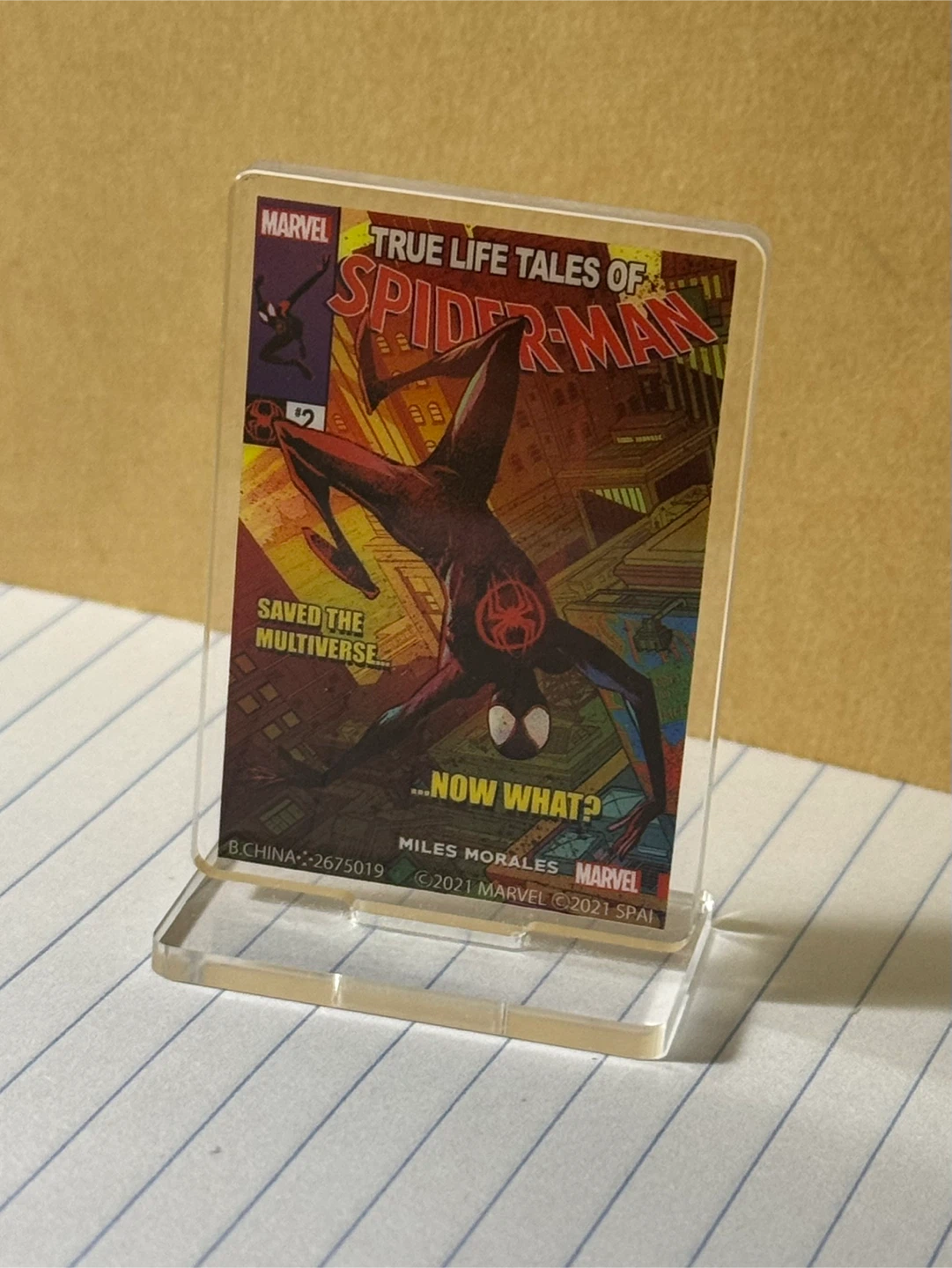 Miles Morales Across the Spider-Verse Mini Acrylic Stand