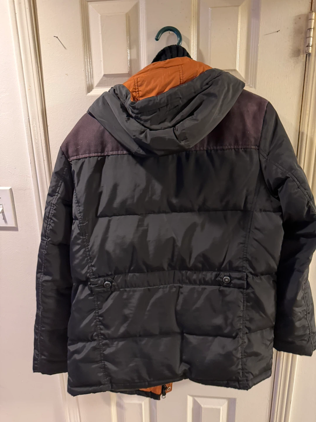 Snow Flying Puffer Jacket - Black/Orange - photo 4