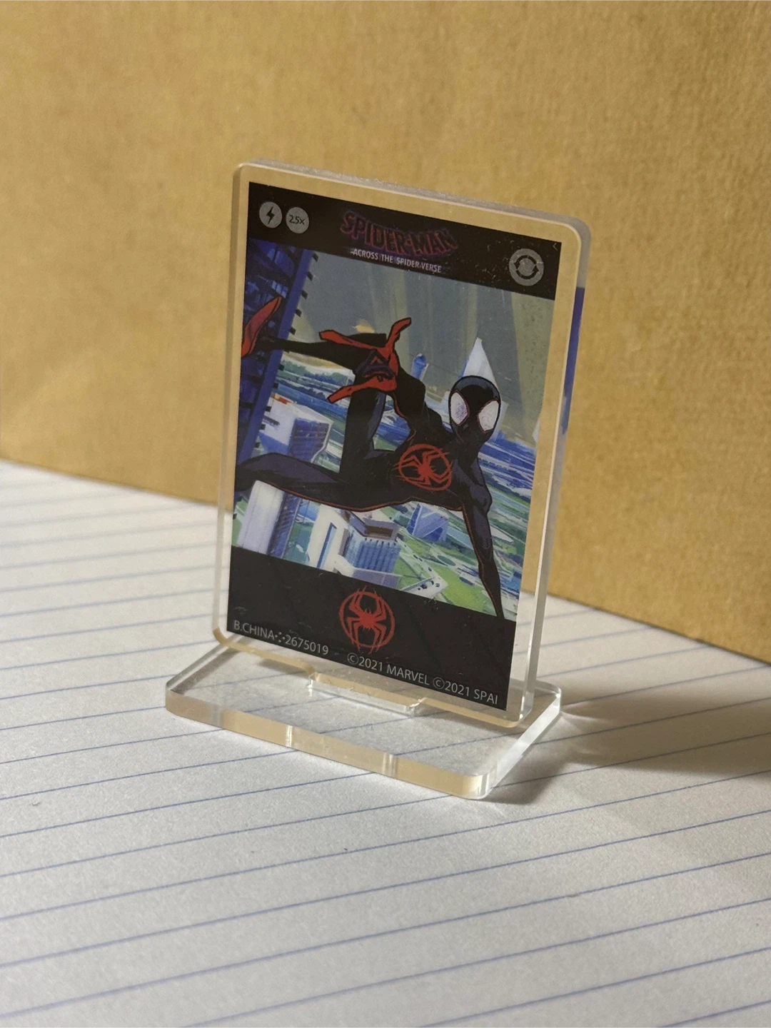 Miles Morales Across the Spider-Verse Mini Acrylic Stand