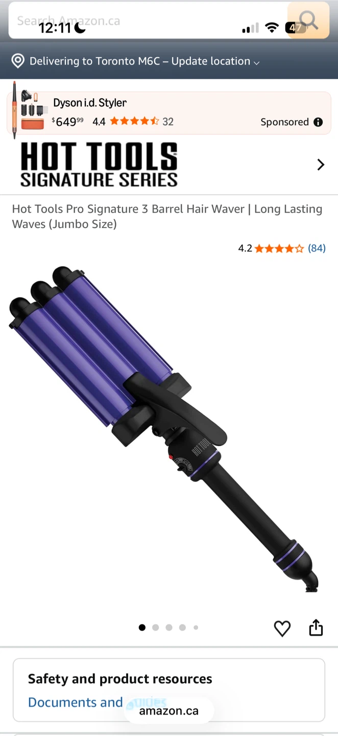 Hot Tools Pro Signature 3 Barrel Hair Waver Jumbo