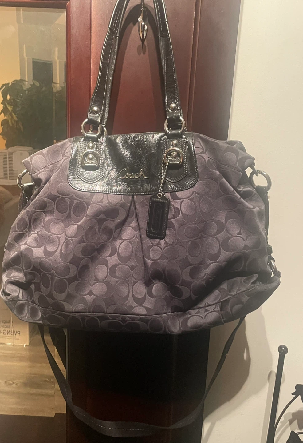 Coach Monogram Shoulder Bag
