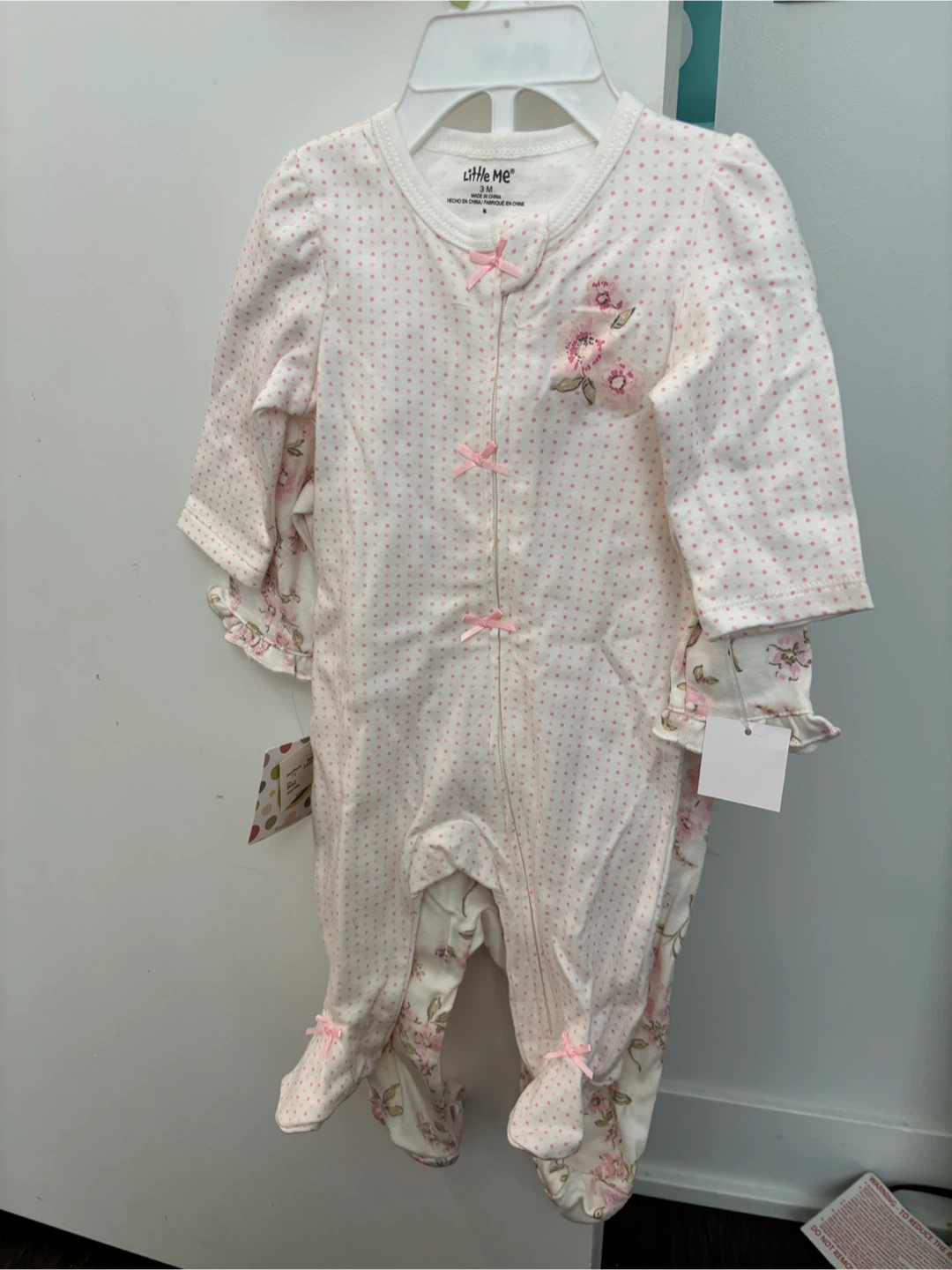 Baby Girl Sleepers - 3 Months (BNWT) GIFTABLE - photo 2