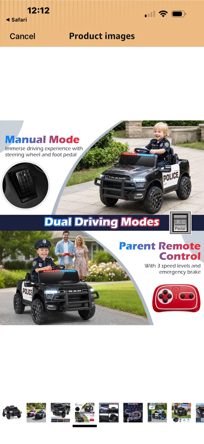 Licensed RAM 3500 Battery Powered Ride-on Car - photo 4