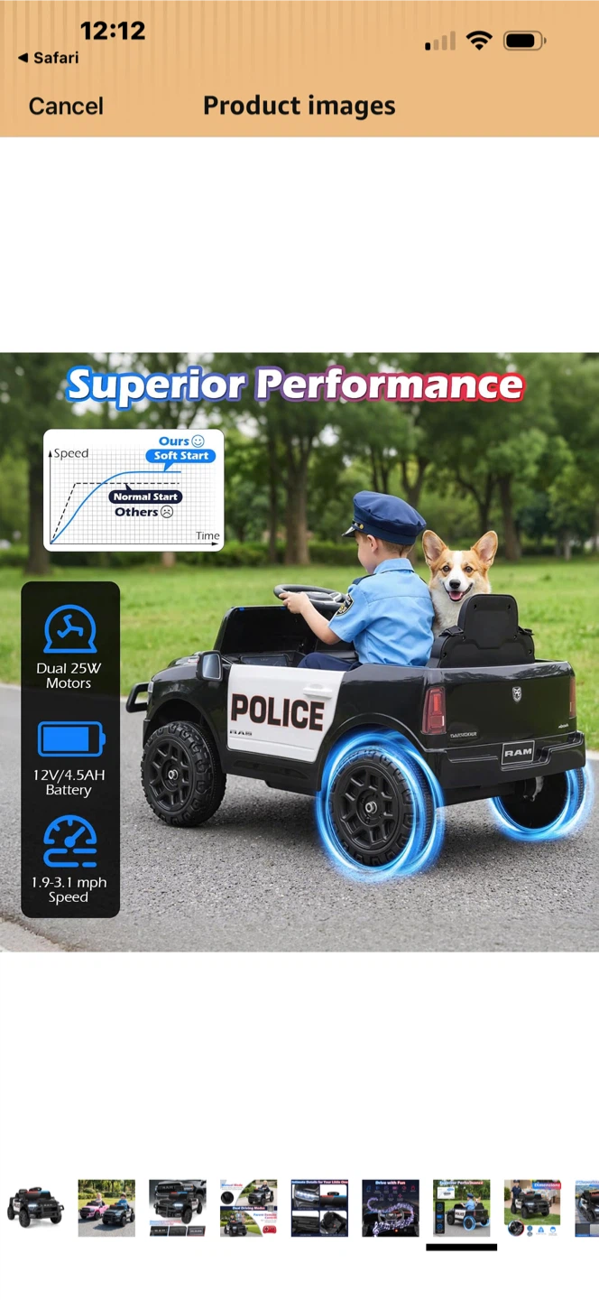 Licensed RAM 3500 Battery Powered Ride-on Car - photo 5
