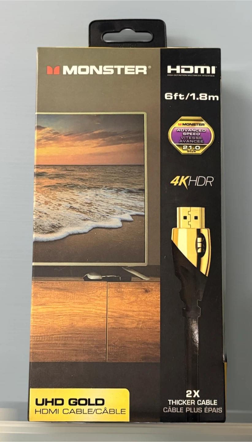 Monster UHD Gold HDMI Cable