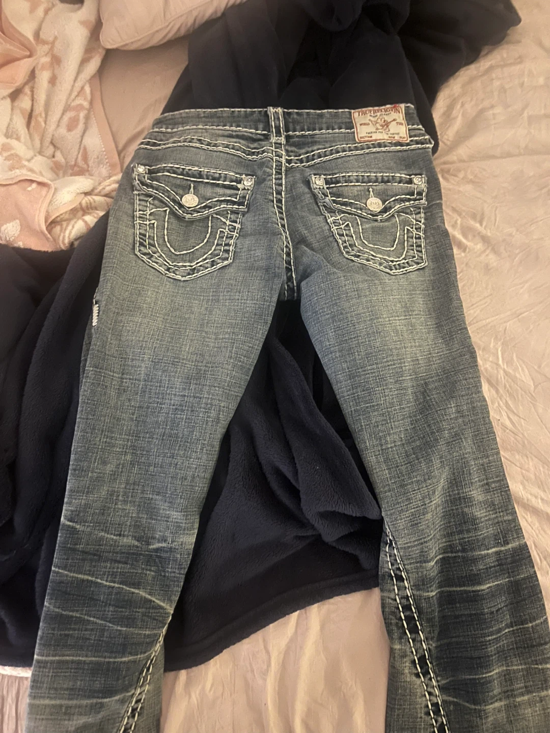 tru religion women’s low-rise bootcut jeans