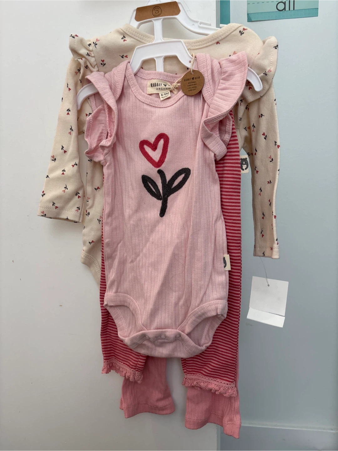 Organic Baby Girls Outfit - 6-9 Months (BNWT) GIFTABLE