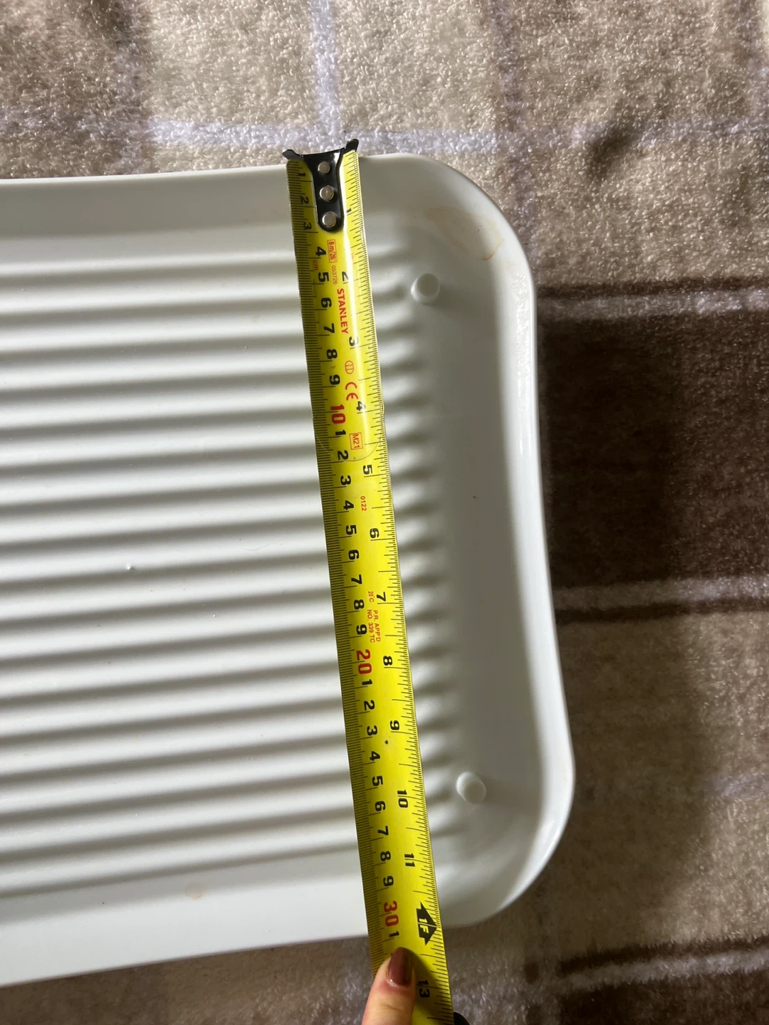 White Plastic Dish Rack - photo 4
