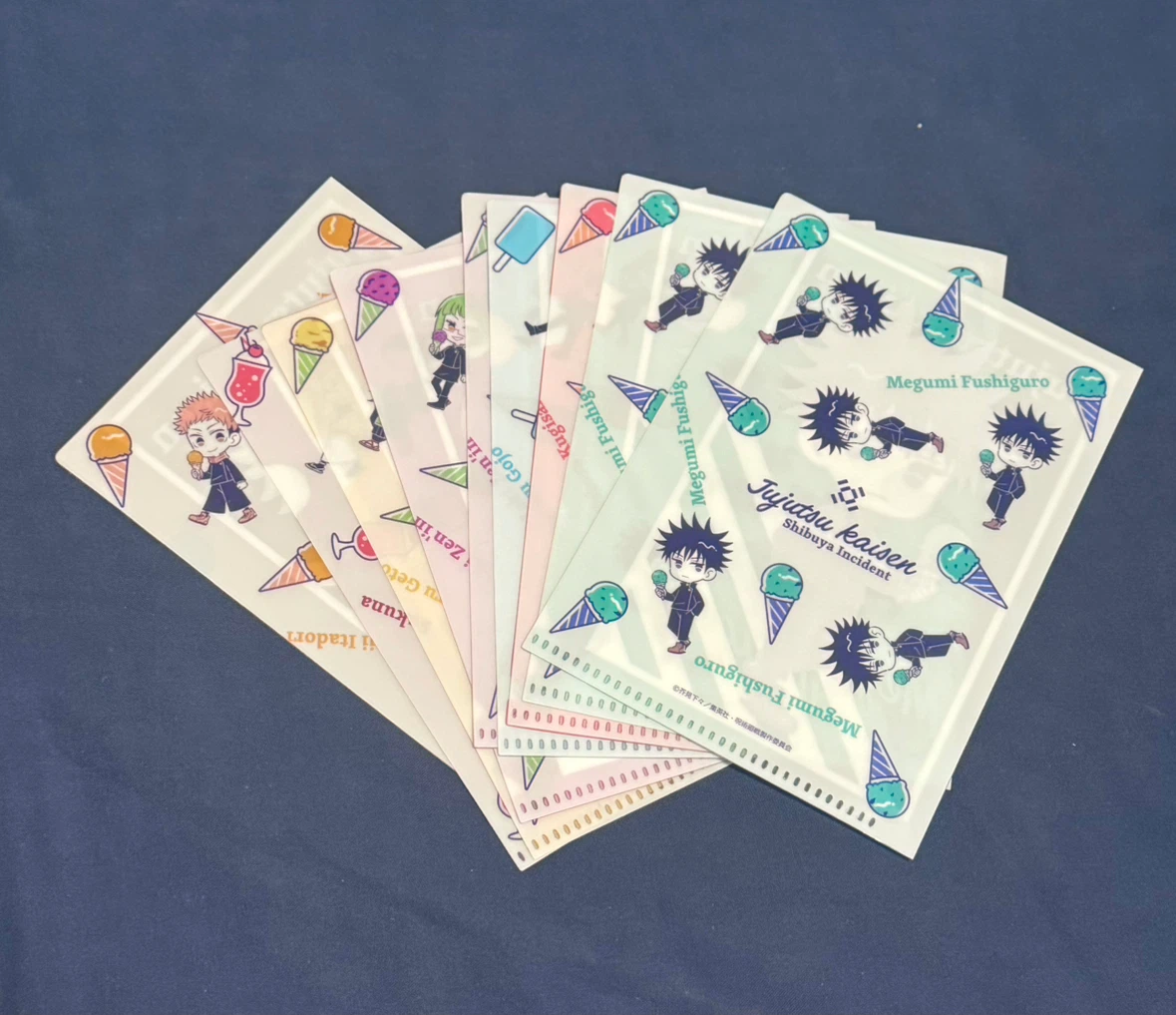 Jujutsu Kaisen Clear File Folders (Set of 9) - photo 2