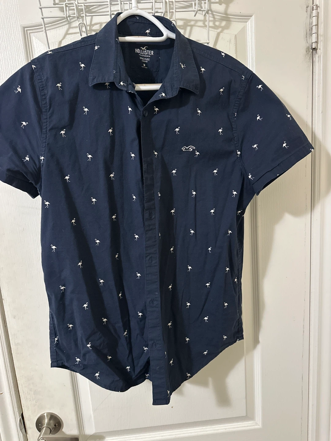 Hollister Epic Flex Stretch Short Sleeve Shirt