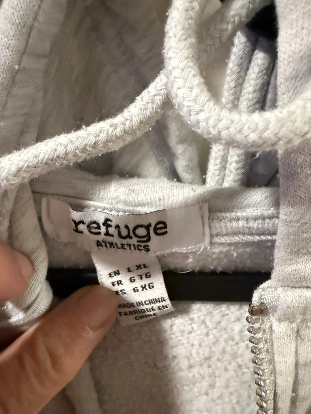 Refuge Athletics Grey Hoodie and Cargo Pants Set - photo 2