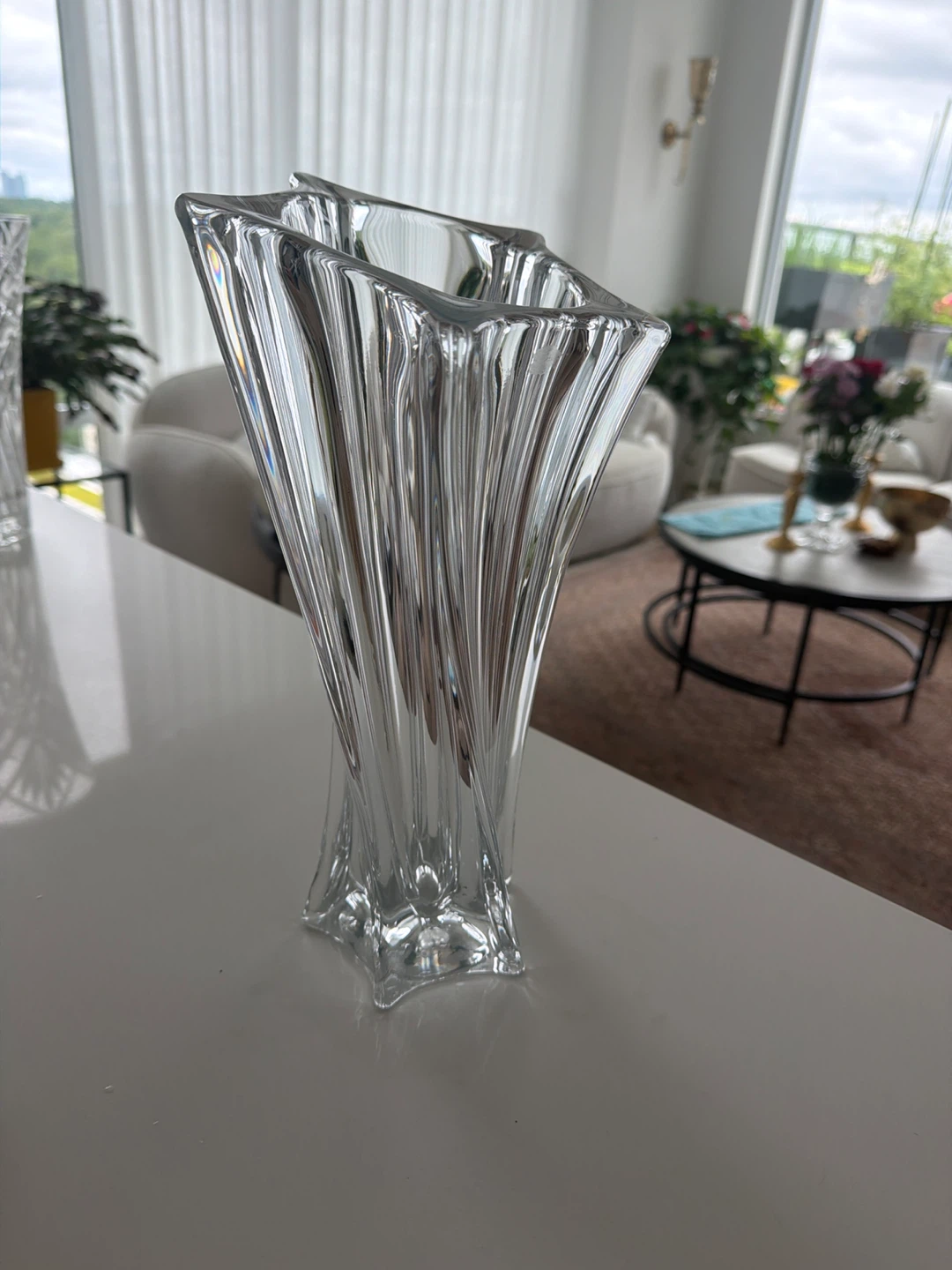 Clear Glass Vase