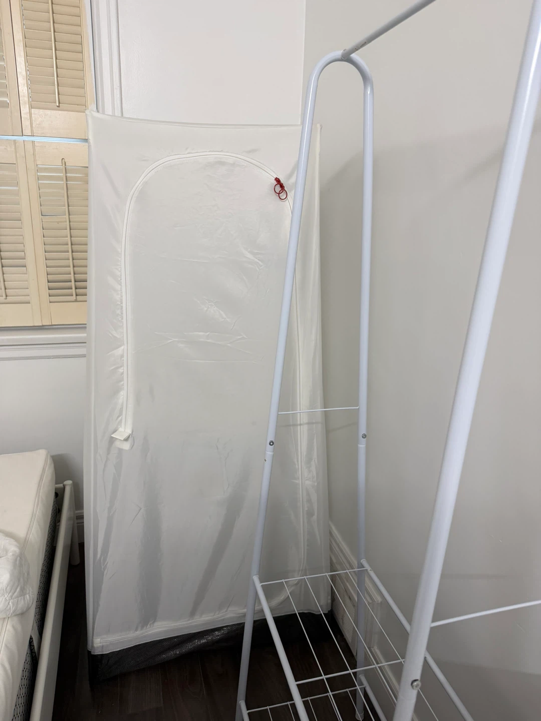 White Portable Clothes Wardrobe