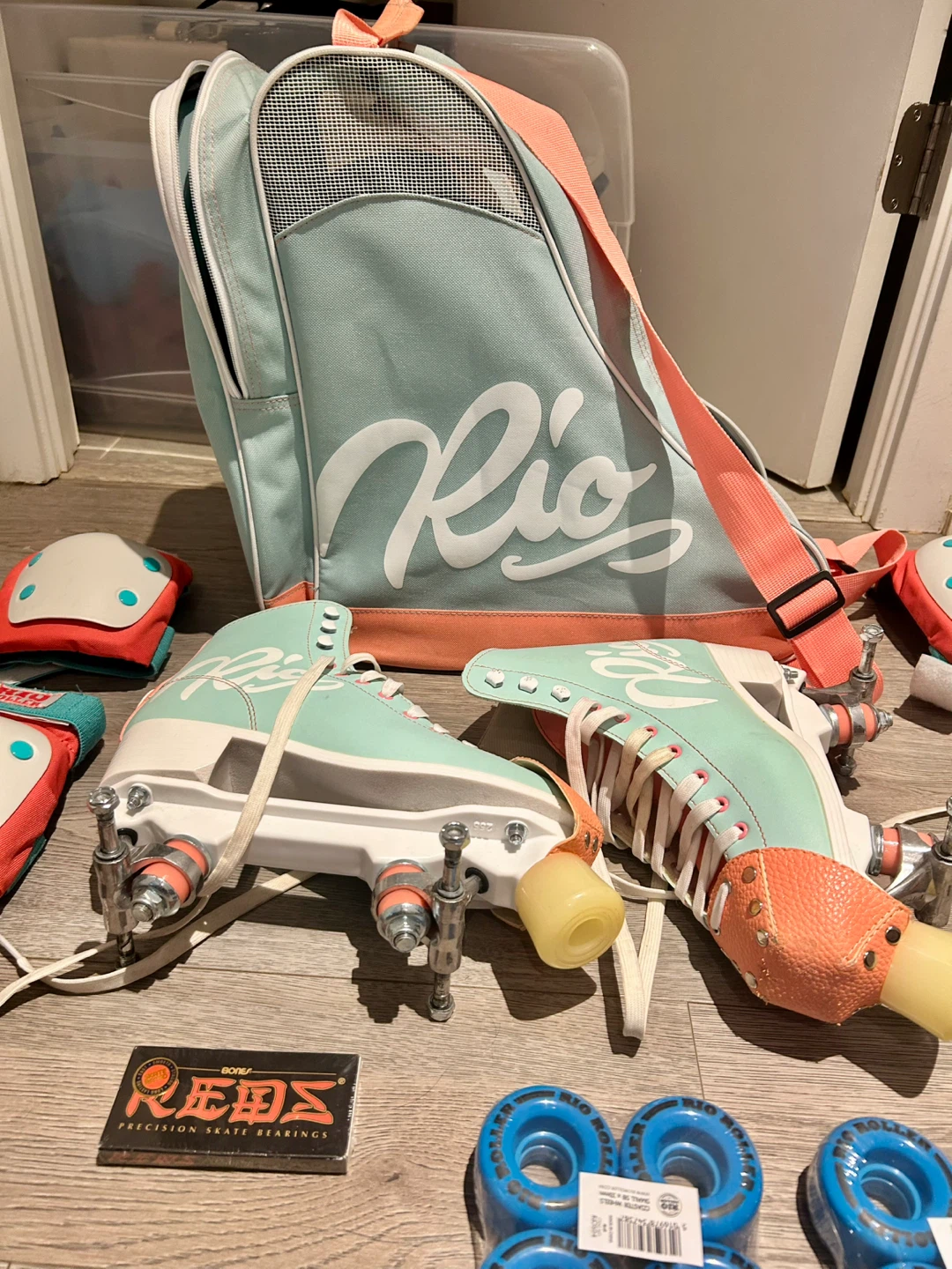 Women’s Size 9 Rio Quad Roller Skates Set - photo 5