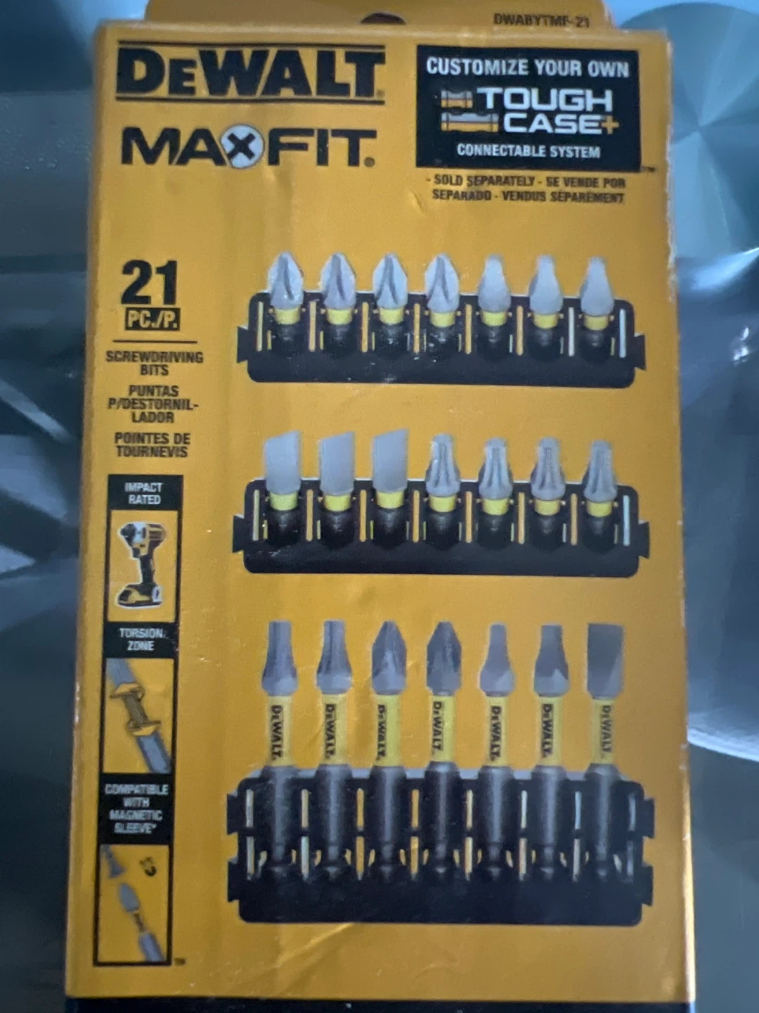 DEWALT MAX FIT 21-Piece Screwdriving Bit Set