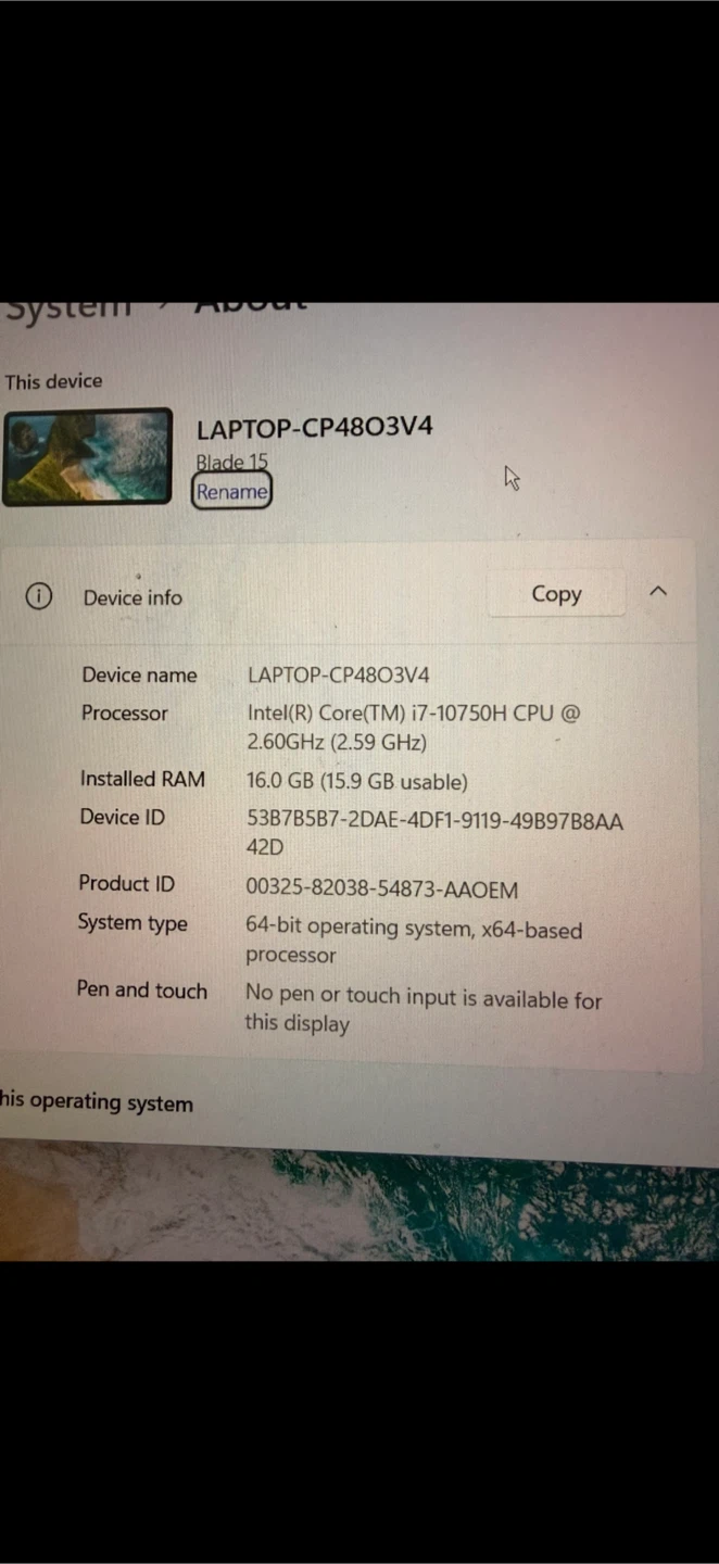 Razer Blade 15 Gaming Laptop - RTX 3060 - photo 4