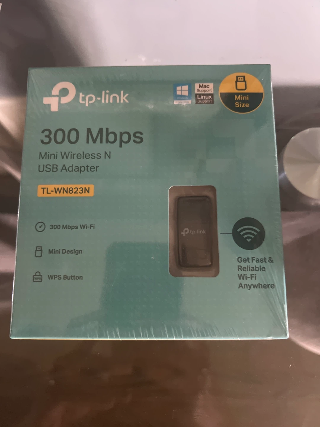 TP-Link 300 Mbps Mini Wireless N USB Adapter TL-WN823N
