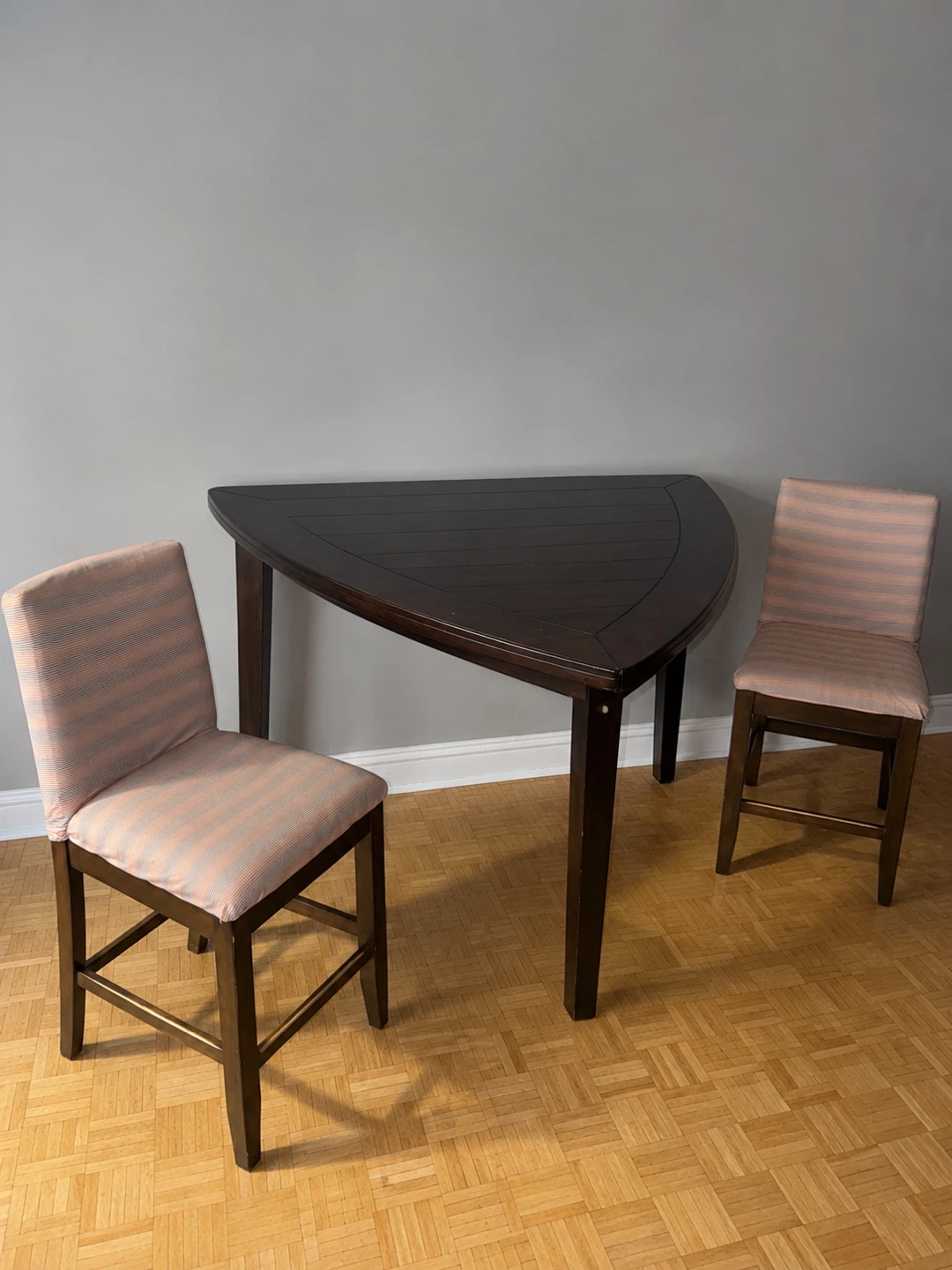Pub Height Solid Wood Dining Set