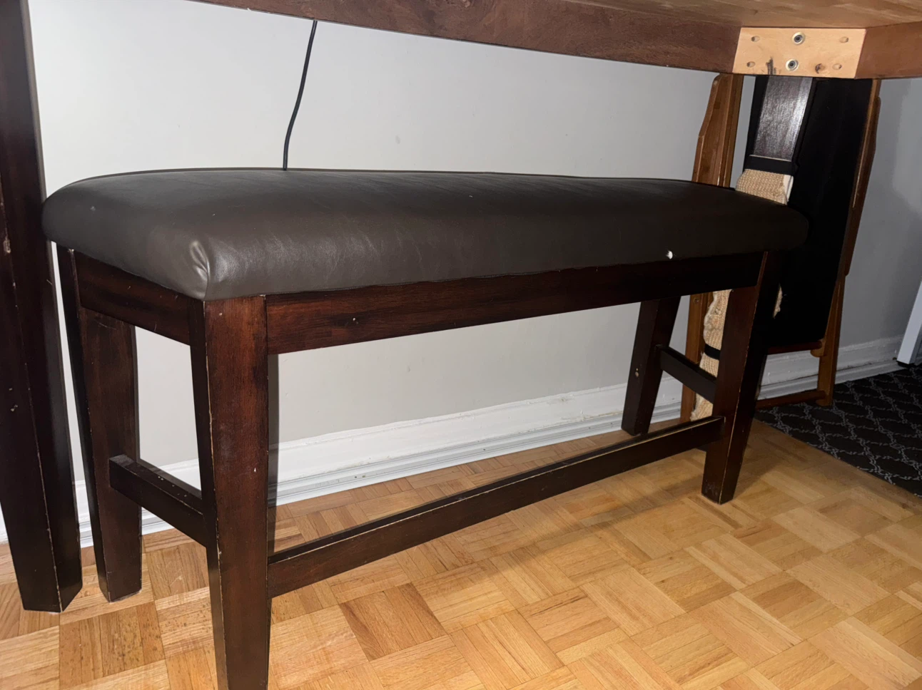 Pub Height Solid Wood Dining Set - photo 3