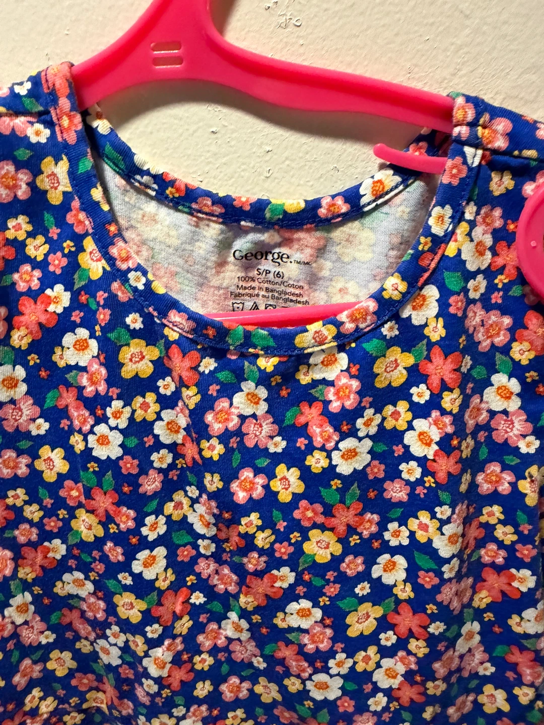 Girls' George Dress - Size S (6) - Floral Print - photo 2