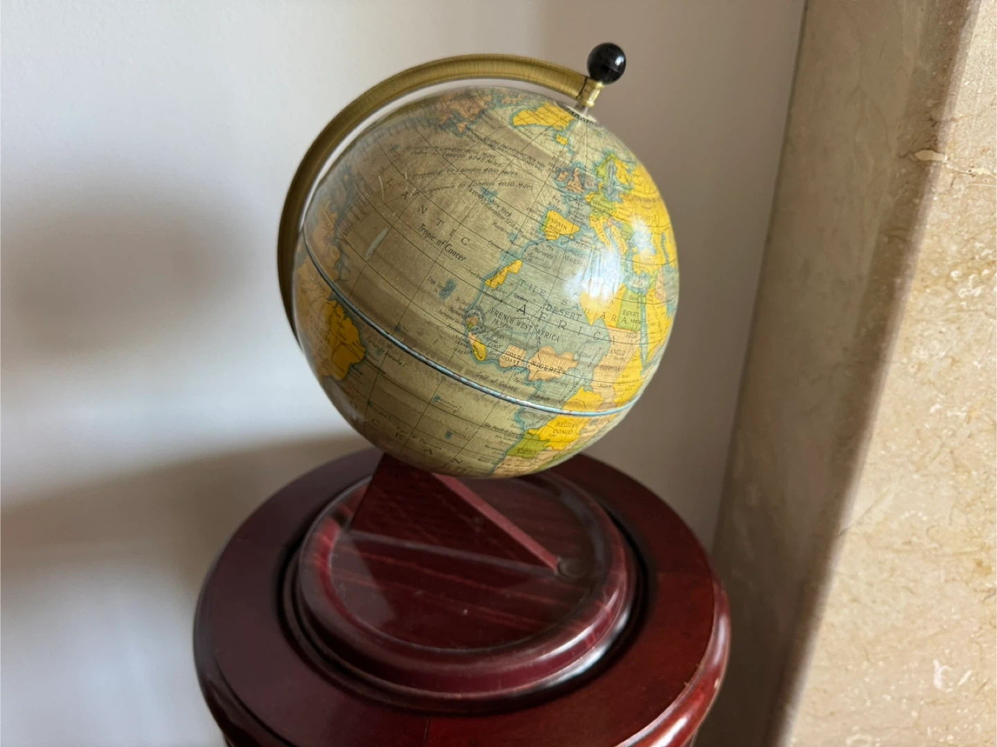 Vintage 1950's Chad Valley Tin World Globe