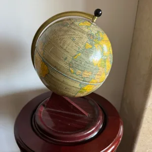 Vintage 1950's Chad Valley Tin World Globe