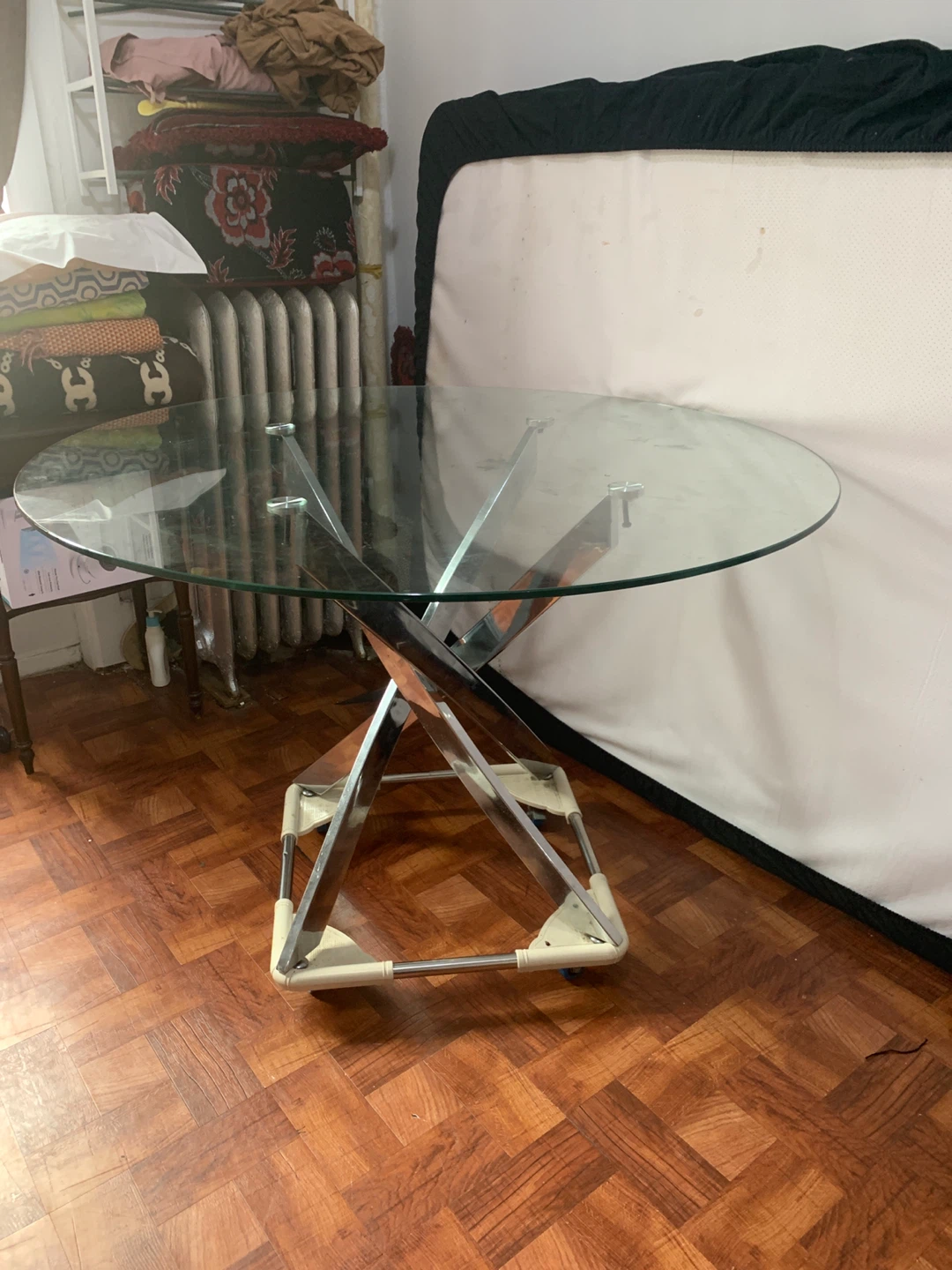 Glass Top Dining Table