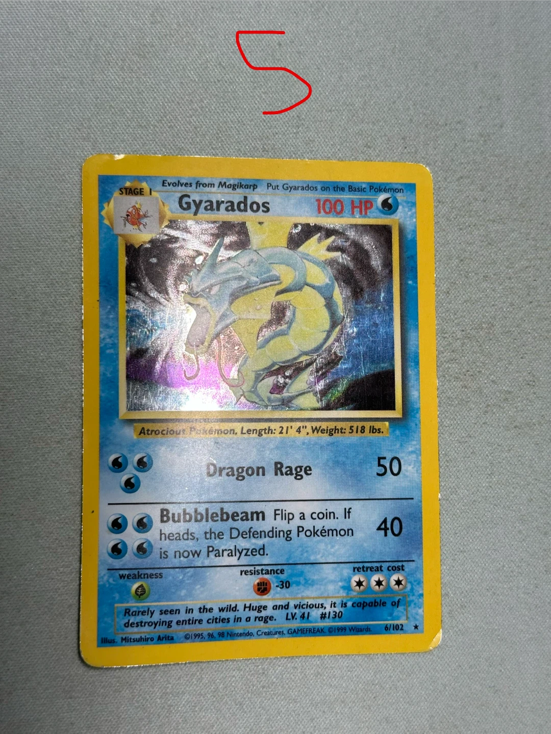 heavily damaged/played vintage pokemon TCG - photo 3