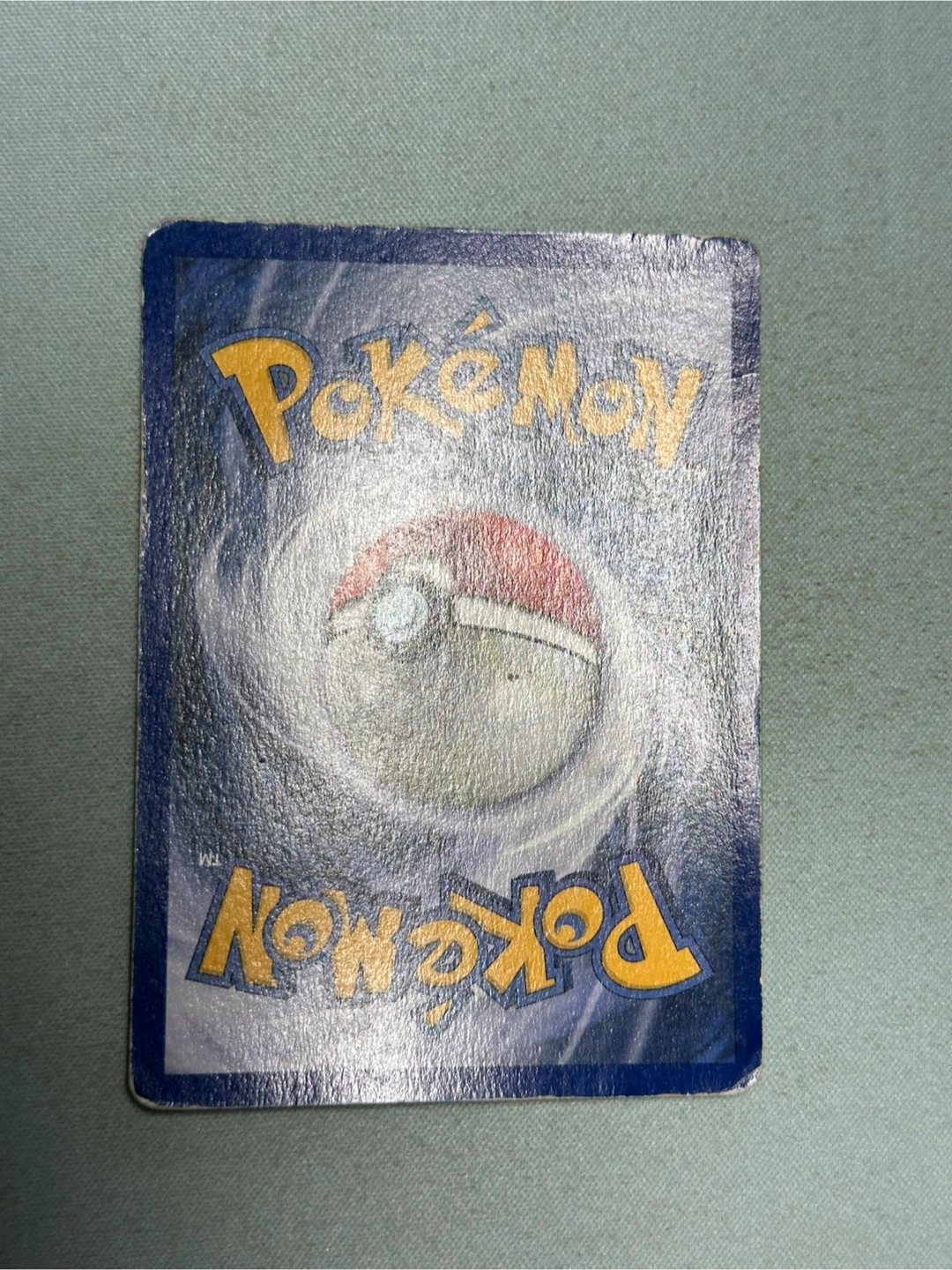 heavily damaged/played vintage pokemon TCG - photo 4