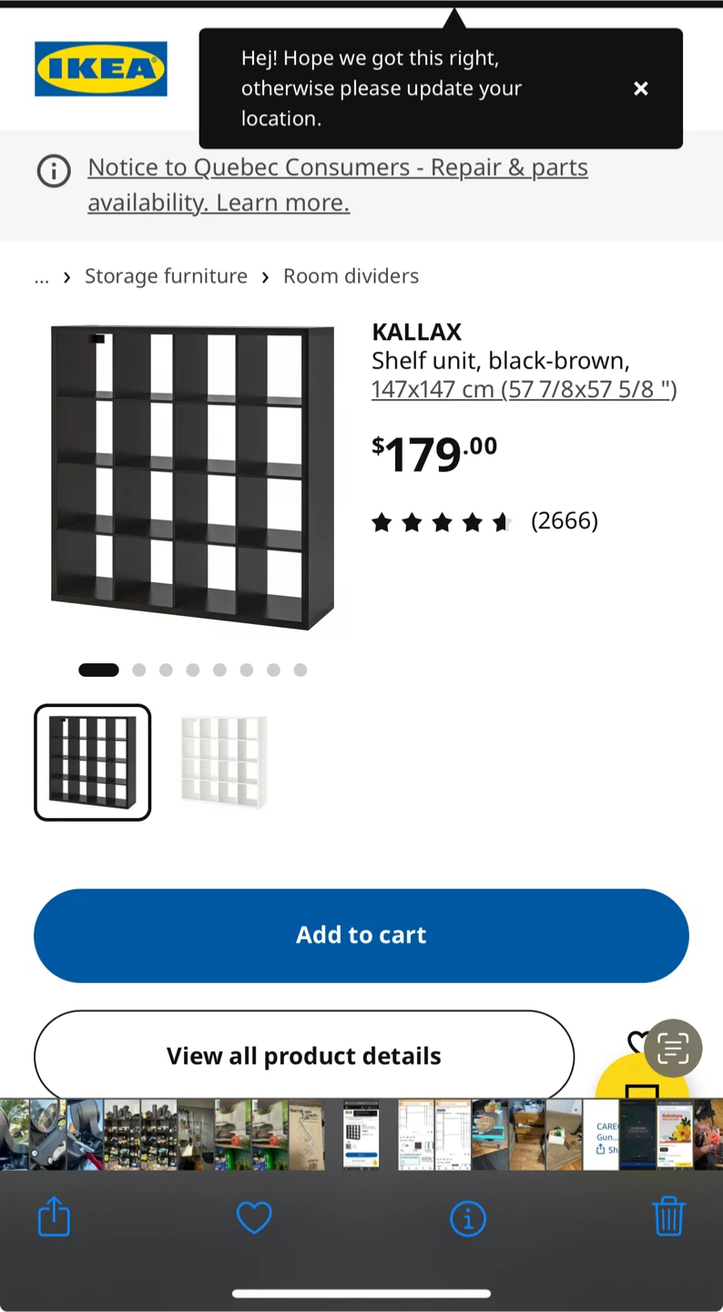 IKEA KALLAX Shelf Unit - photo 2