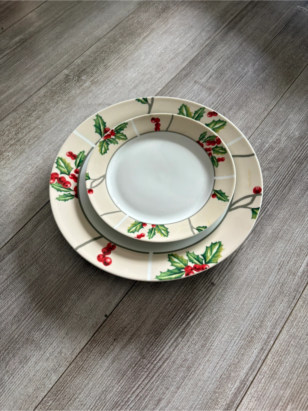 Christmas Themed Dinner Plates Set - photo 3