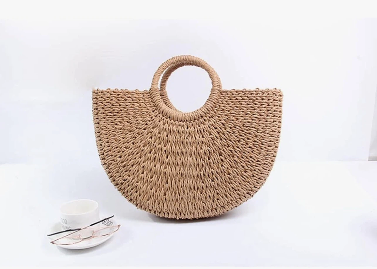 Straw Tote Bag
