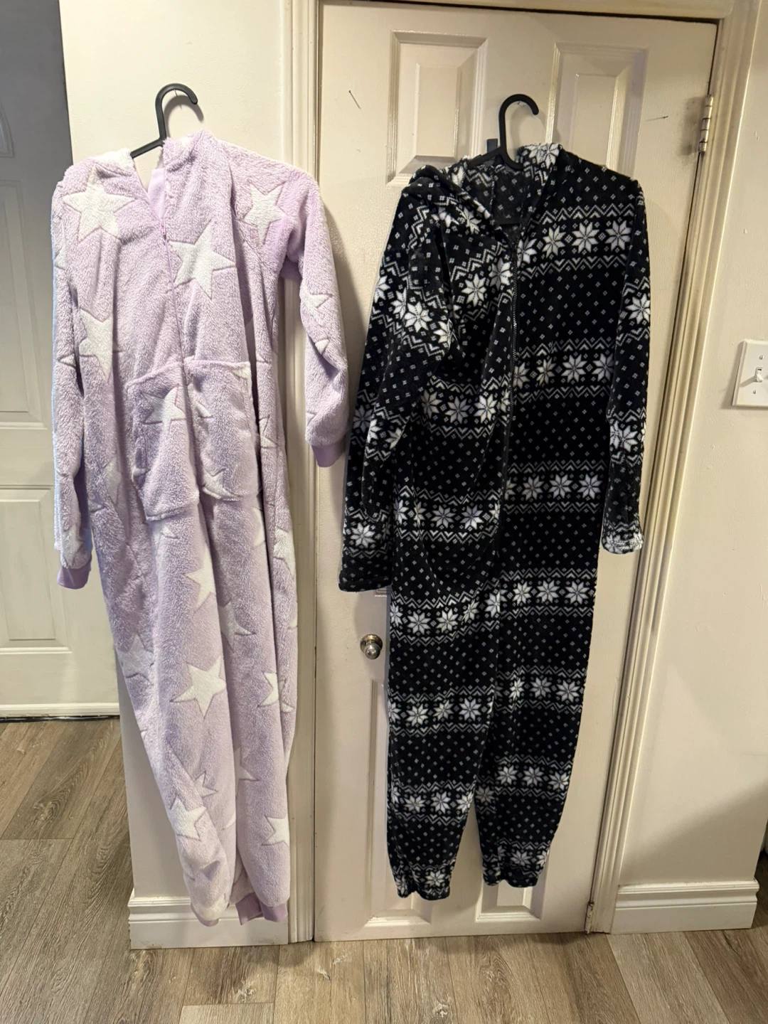2 Fleece Onesies Pajamas