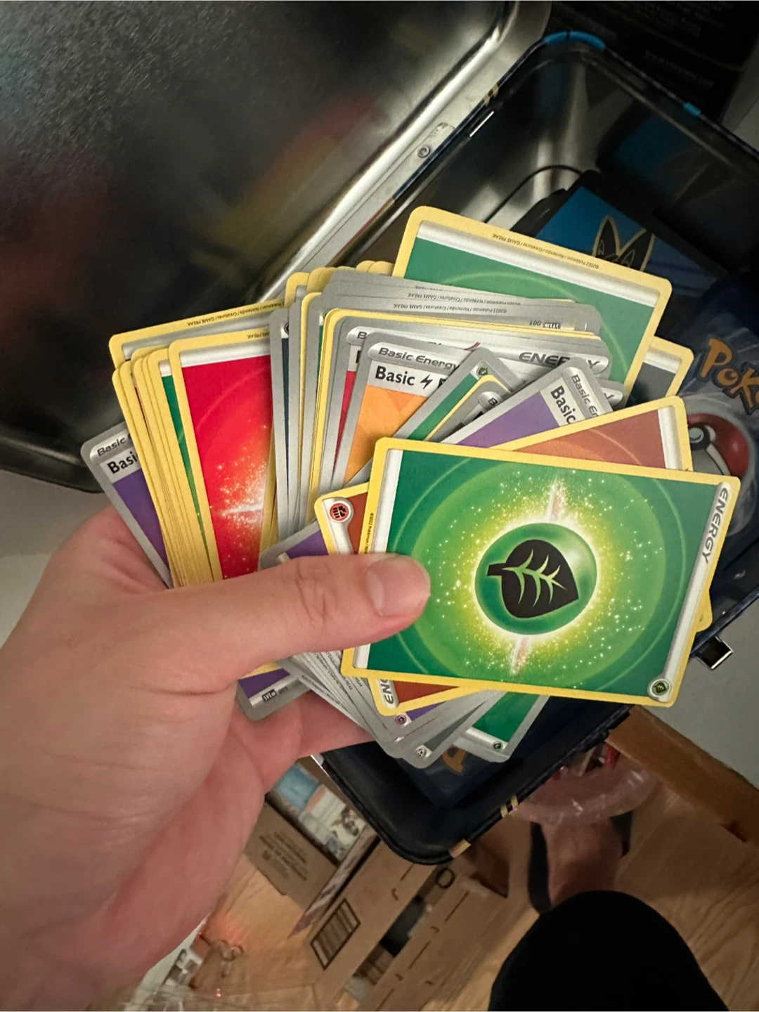 400ish pokemon TCG energy cards - photo 2