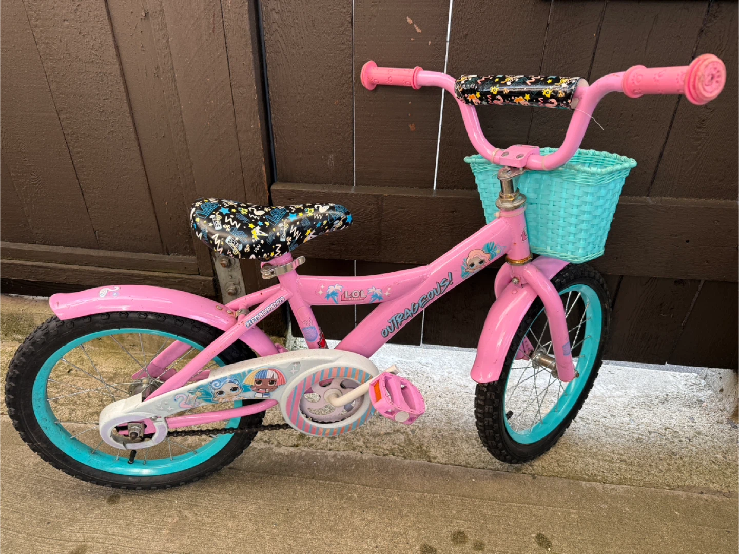 LOL Surprise Kids Bike Pink 16inch wheels