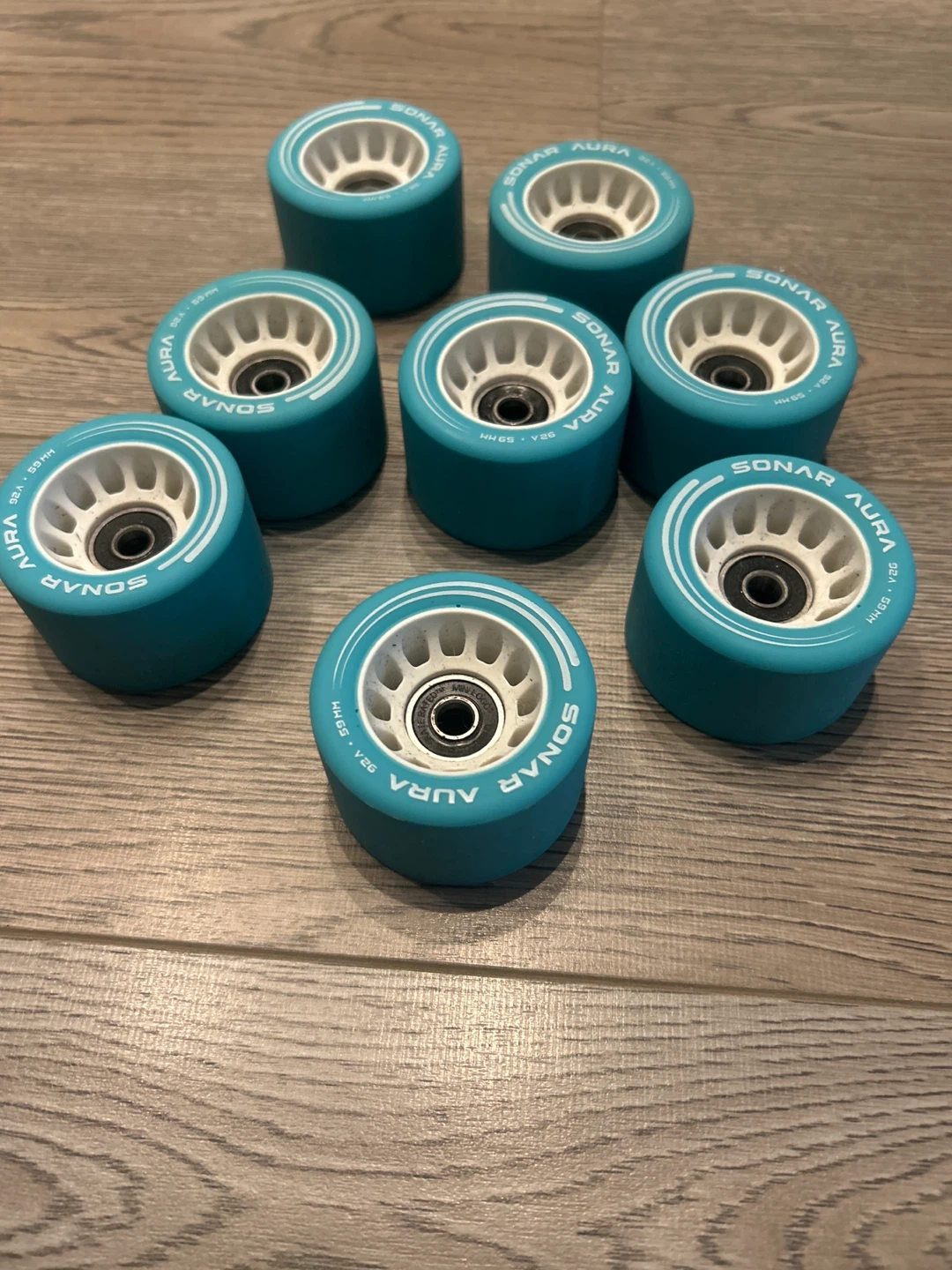 Sonar Aura Indoor Roller Skate Wheels - 59mm
