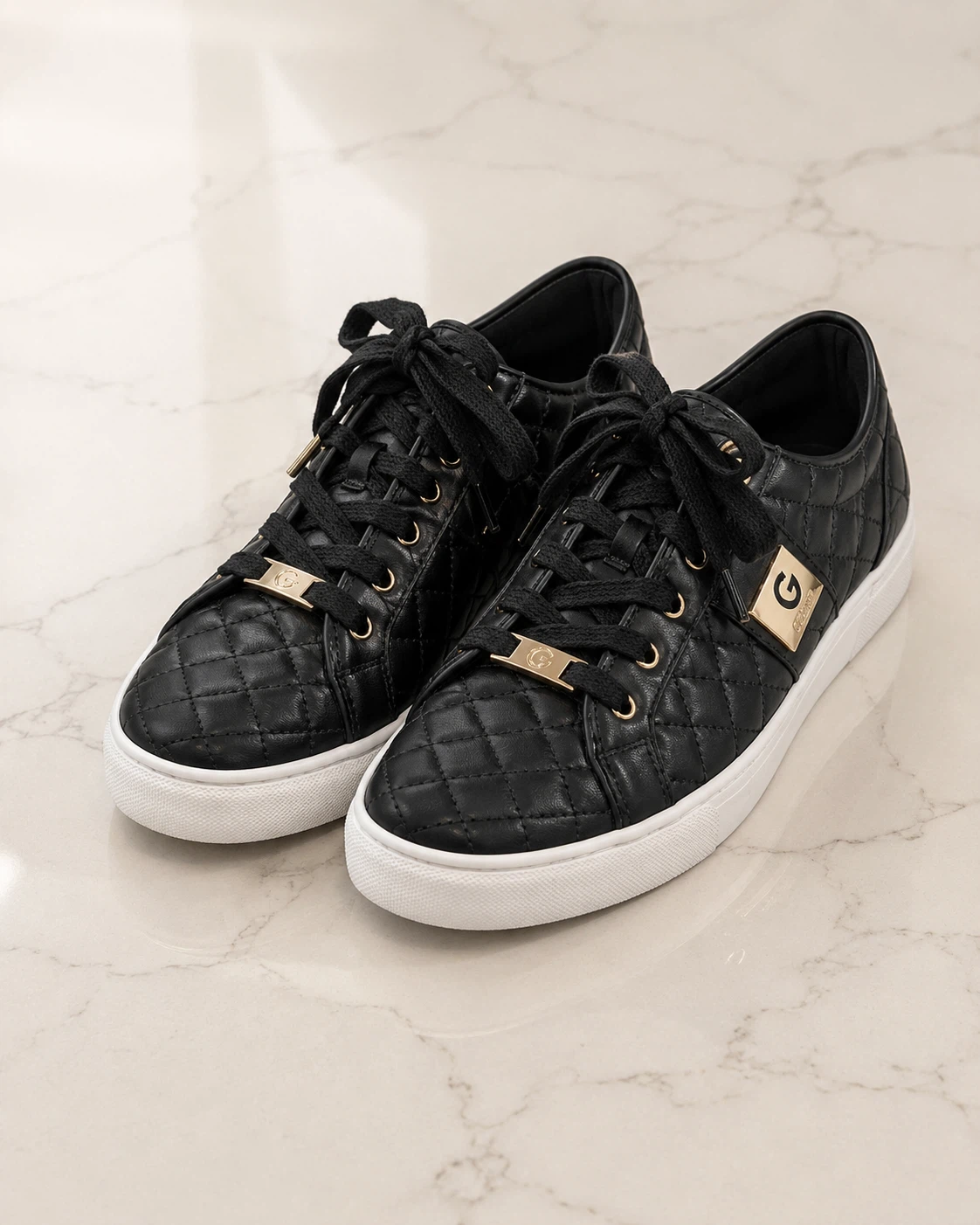 G By Guess Quilted Black Sneakers - photo 3