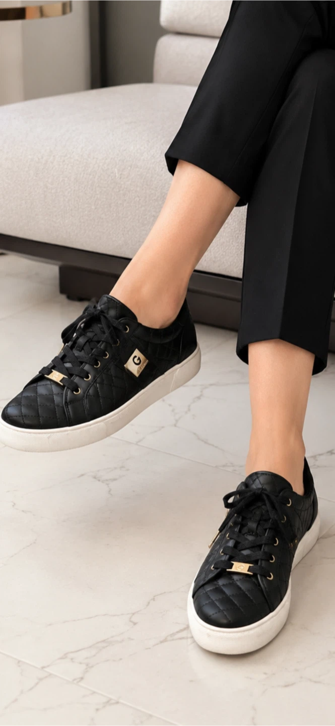 G By Guess Quilted Black Sneakers - photo 4
