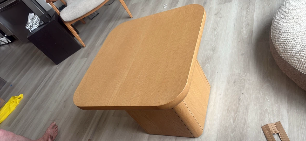 Light Wood Side Table